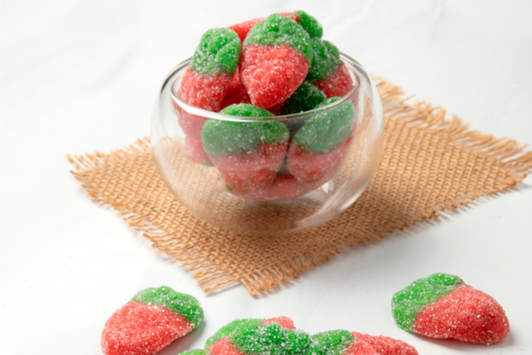 Toppings gomitas de fresa salvaje