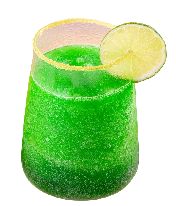 Vaso de cocktail de granizado de limón